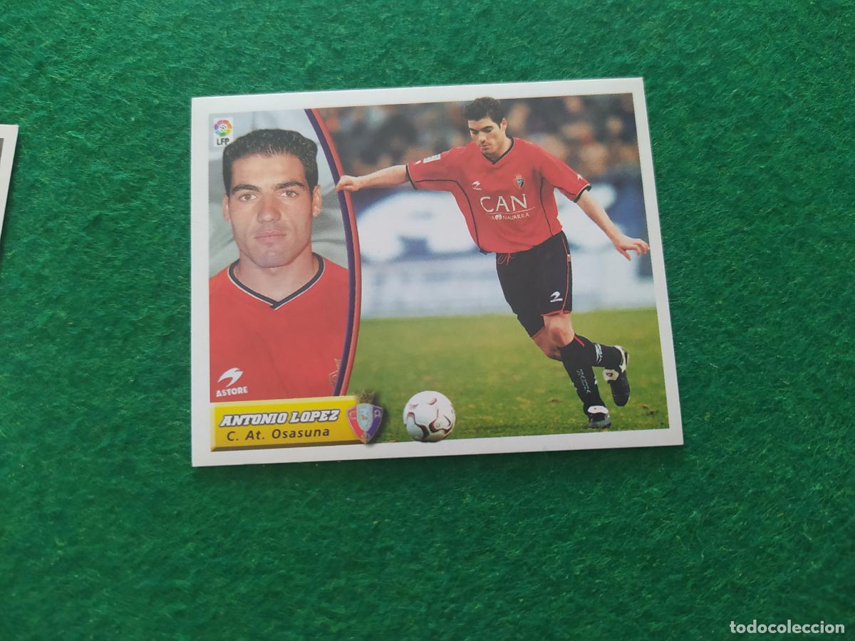 Fu&szlig;ball-Sticker: LIGA ESTE 2003 2004 03 04 NUEVO SIN PEGAR - OSASUNA ANTONIO LOPEZ