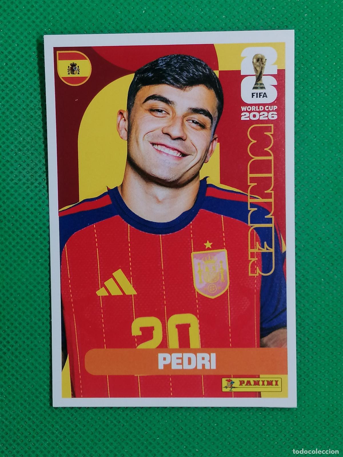 Cromos de f&uacute;tbol: 21 PEDRI ESPA&Ntilde;A WINNER POSTER ⚽ PANINI FIFA MUNDIAL WORLD CUP 26 2026 STICKER ⚽