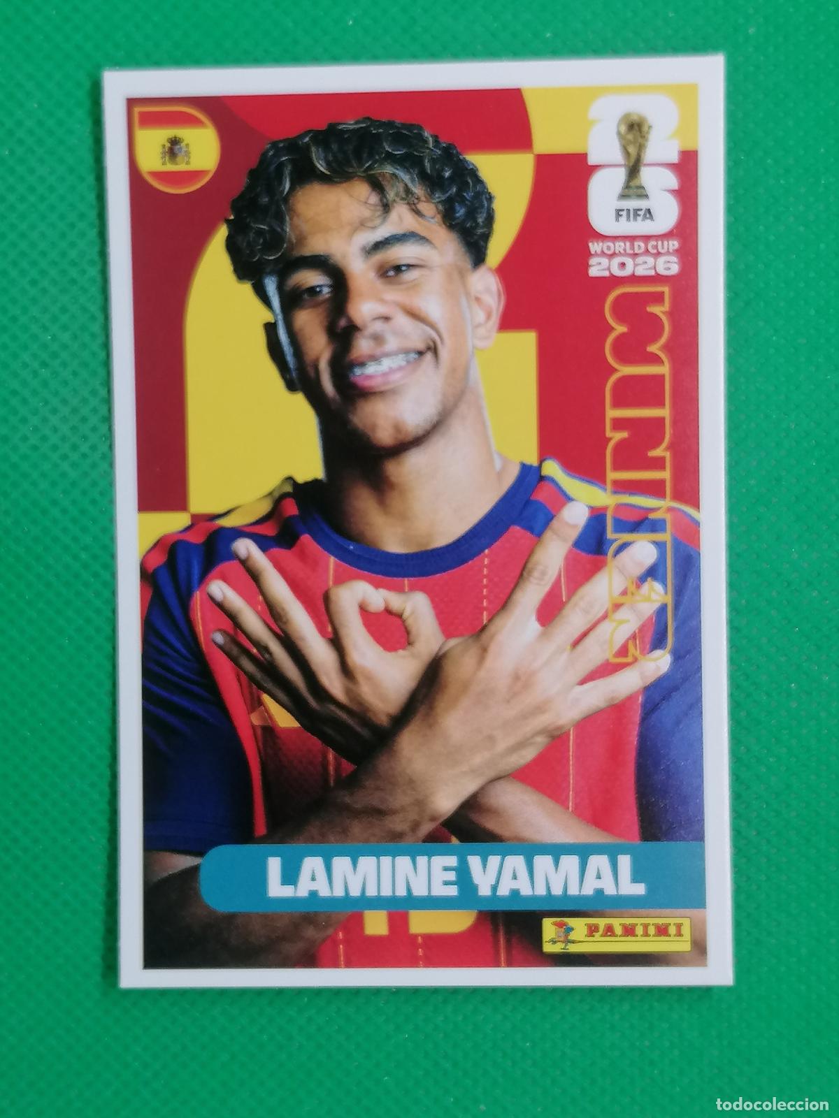 Cromos de f&uacute;tbol: 20 LAMINE YAMAL ESPA&Ntilde;A WINNER POSTER ⚽ PANINI FIFA MUNDIAL WORLD CUP 26 2026 STICKER ⚽