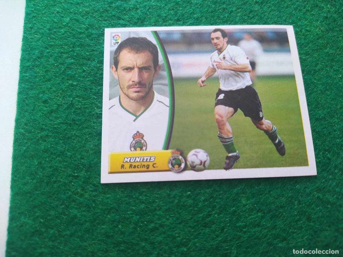 Cromos de f&uacute;tbol: LIGA ESTE 2003 2004 03 04 NUEVO SIN PEGAR - RACING DE SANTANDER MUNITIS