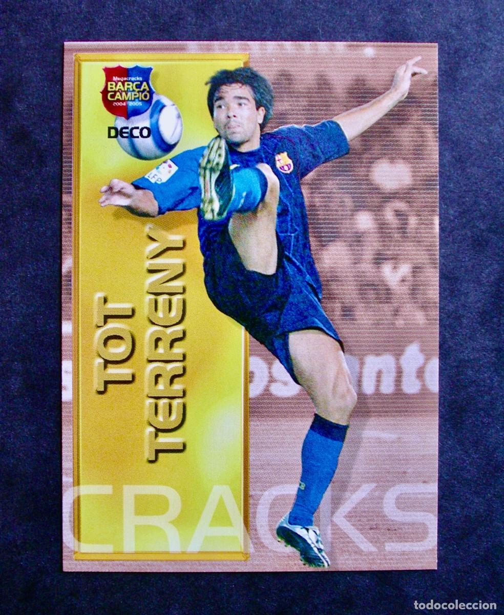 Cromos de f&uacute;tbol: 97 DECO / FC BARCELONA / MEGACRACKS BAR&Ccedil;A CAMPI&Oacute; 2004-2005 04-05 / PANINI