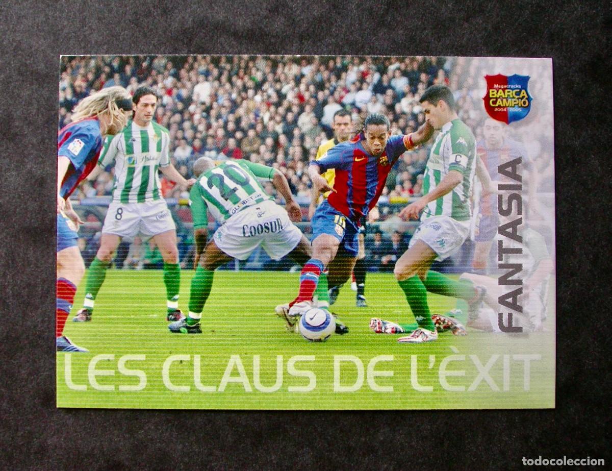 Cromos de f&uacute;tbol: 102 FANTASIA / FC BARCELONA / MEGACRACKS BAR&Ccedil;A CAMPI&Oacute; 2004-2005 04-05 / PANINI