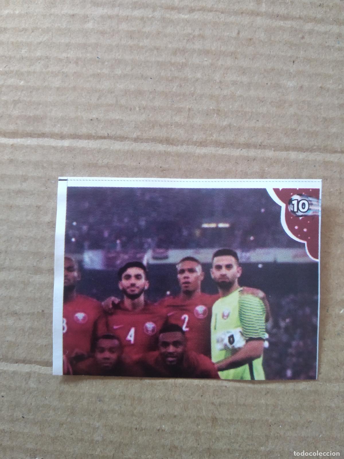 Cromos de f&uacute;tbol: 10 EQUIPO PLANTILLA QATAR CATAR CROMO FUTBOL MUNDIAL 2022 EDITADO EN BRASIL WORLD CUP COPA DEL MUNDO