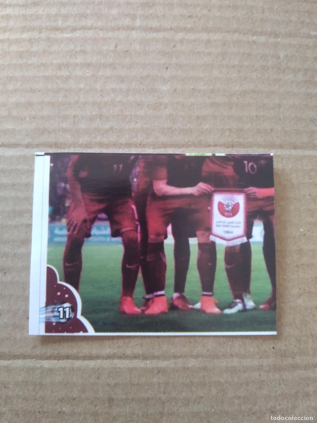 Cromos de f&uacute;tbol: 11 EQUIPO PLANTILLA QATAR CATAR CROMO FUTBOL MUNDIAL 2022 EDITADO EN BRASIL WORLD CUP COPA DEL MUNDO