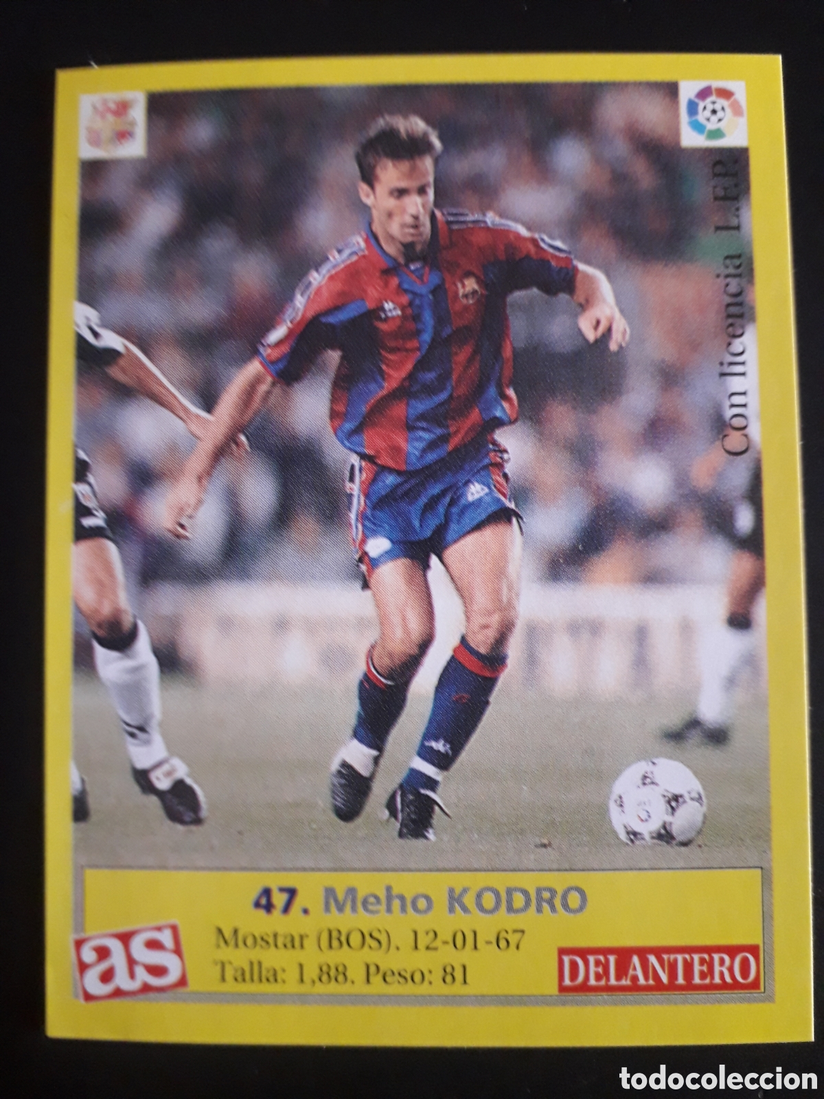 Cromos de f&uacute;tbol: KODRO FC BARCELONA N&deg; 47 DIARIO AS LIGA 1995 1996 95 96 SIN PEGAR PEDIDO M&Iacute;NIMO 3&euro;