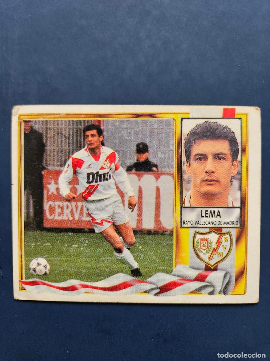 Cromos de f&uacute;tbol: *LEMA RAYO VALLECANO LIGA ESTE 95 96 1995 1996 SIN PEGAR NUNCA PEGADO SOBADO TRASERA ESCRITA