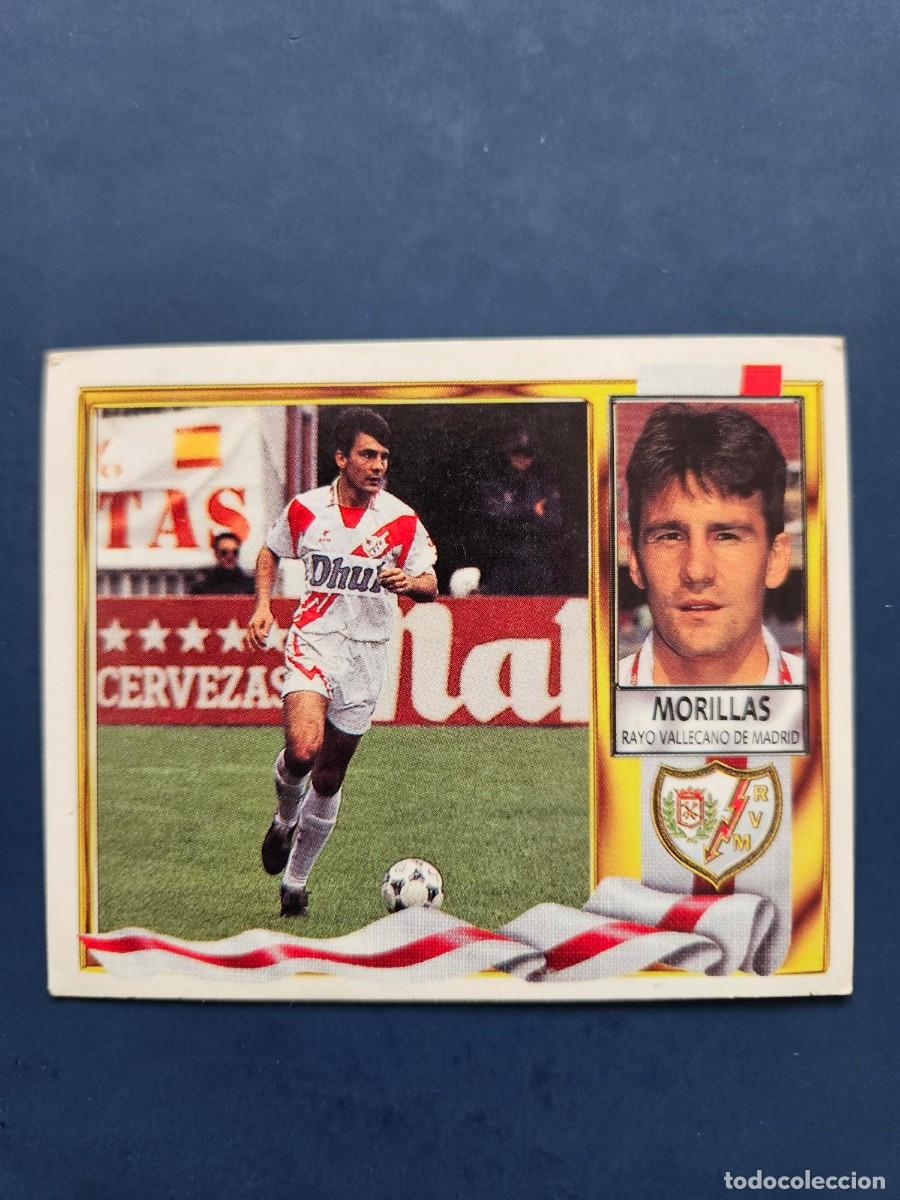 Cromos de f&uacute;tbol: MORILLAS RAYO VALLECANO LIGA ESTE 95 96 1995 1996 SIN PEGAR NUNCA PEGADO