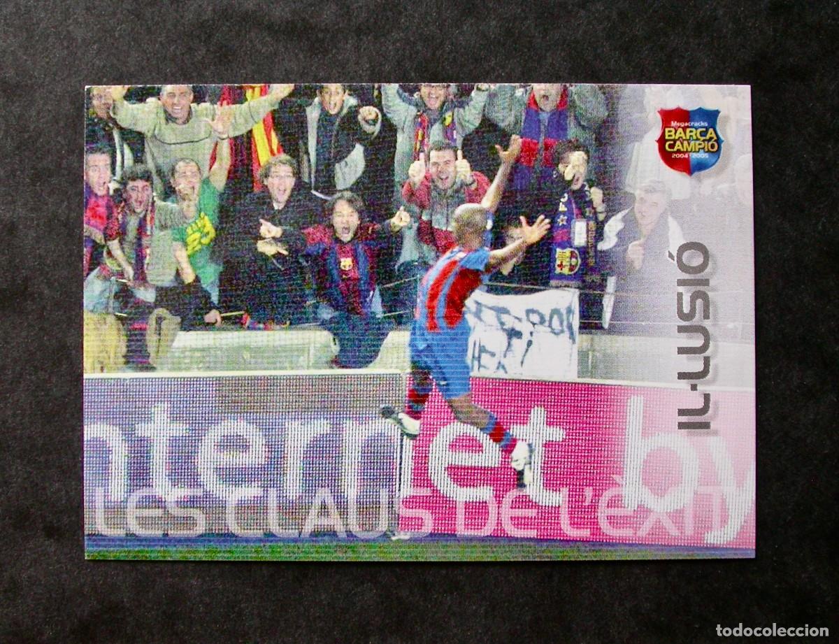 Cromos de f&uacute;tbol: 103 IL&middot;LUSI&Oacute; / FC BARCELONA / MEGACRACKS BAR&Ccedil;A CAMPI&Oacute; 2004-2005 04-05 / PANINI