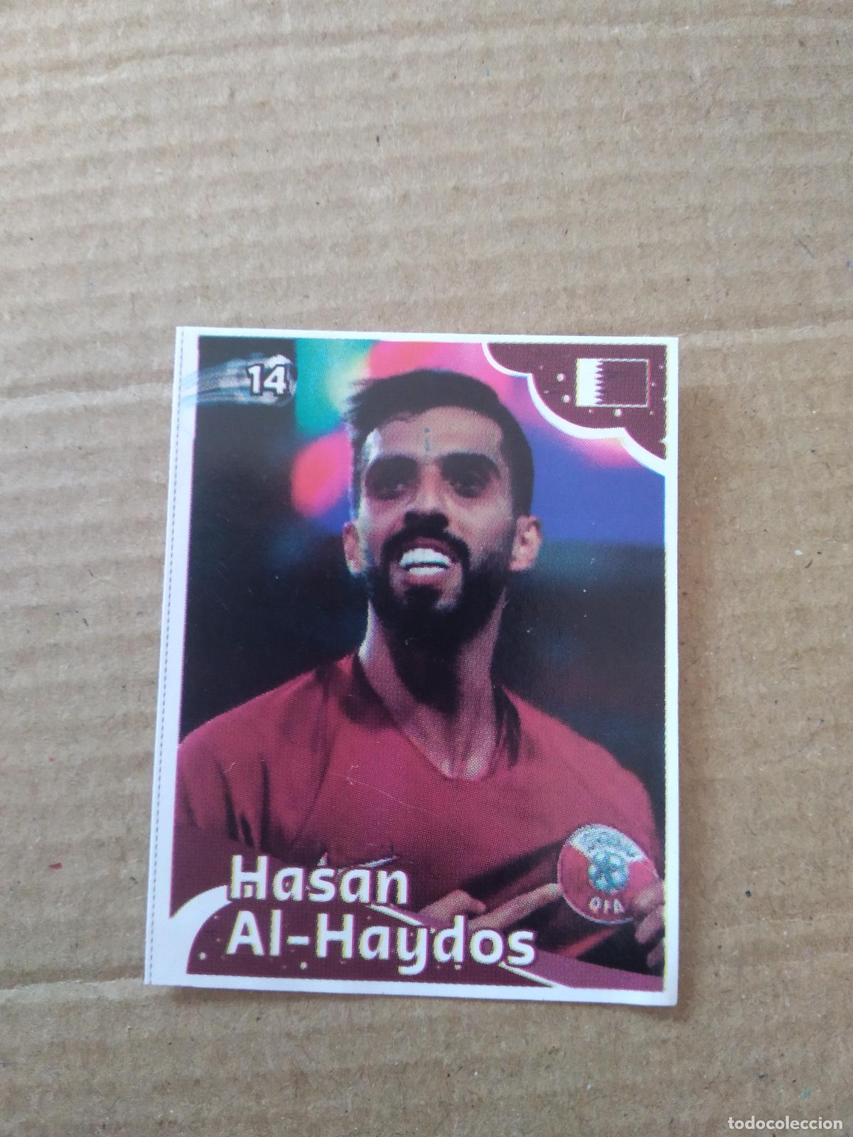 Football Stickers: 14 HASAN AL-HAYDOS QATAR CATAR CROMO FUTBOL MUNDIAL 2022 EDITADO EN BRASIL WORLD CUP COPA DEL MUNDO