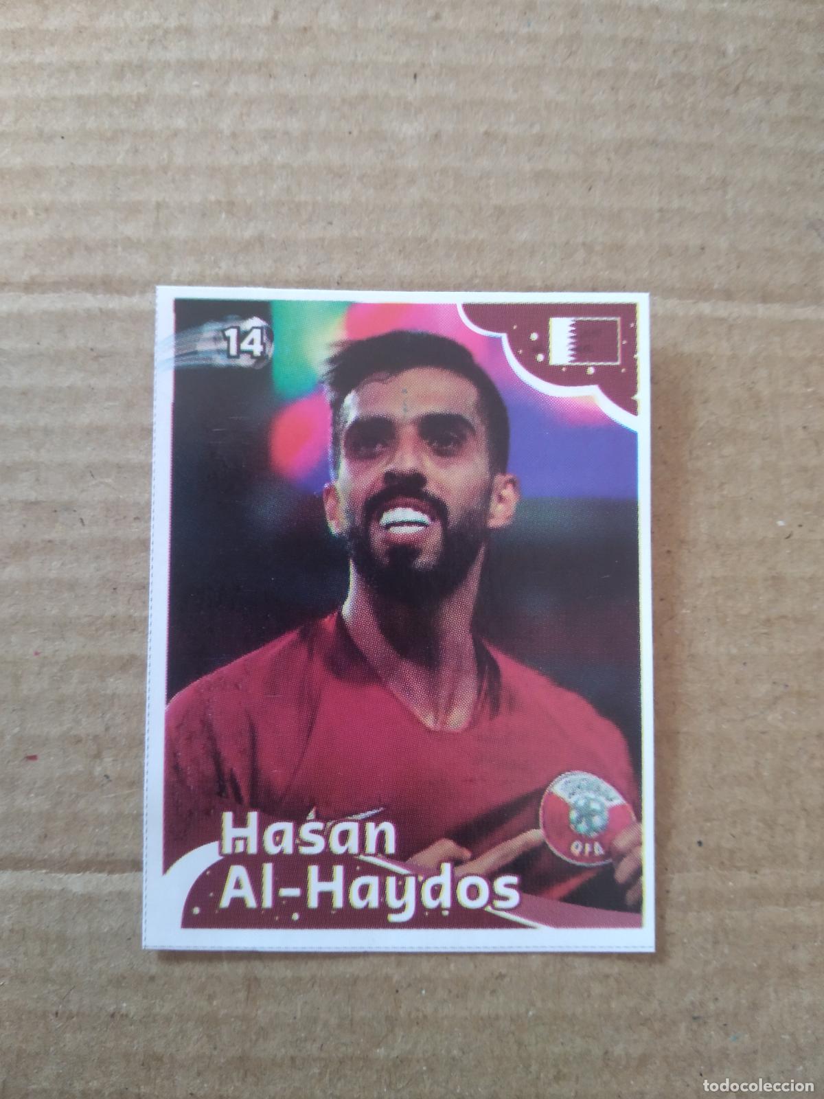 Football Stickers: 14 HASAN AL-HAYDOS QATAR CATAR CROMO FUTBOL MUNDIAL 2022 EDITADO EN BRASIL WORLD CUP COPA DEL MUNDO