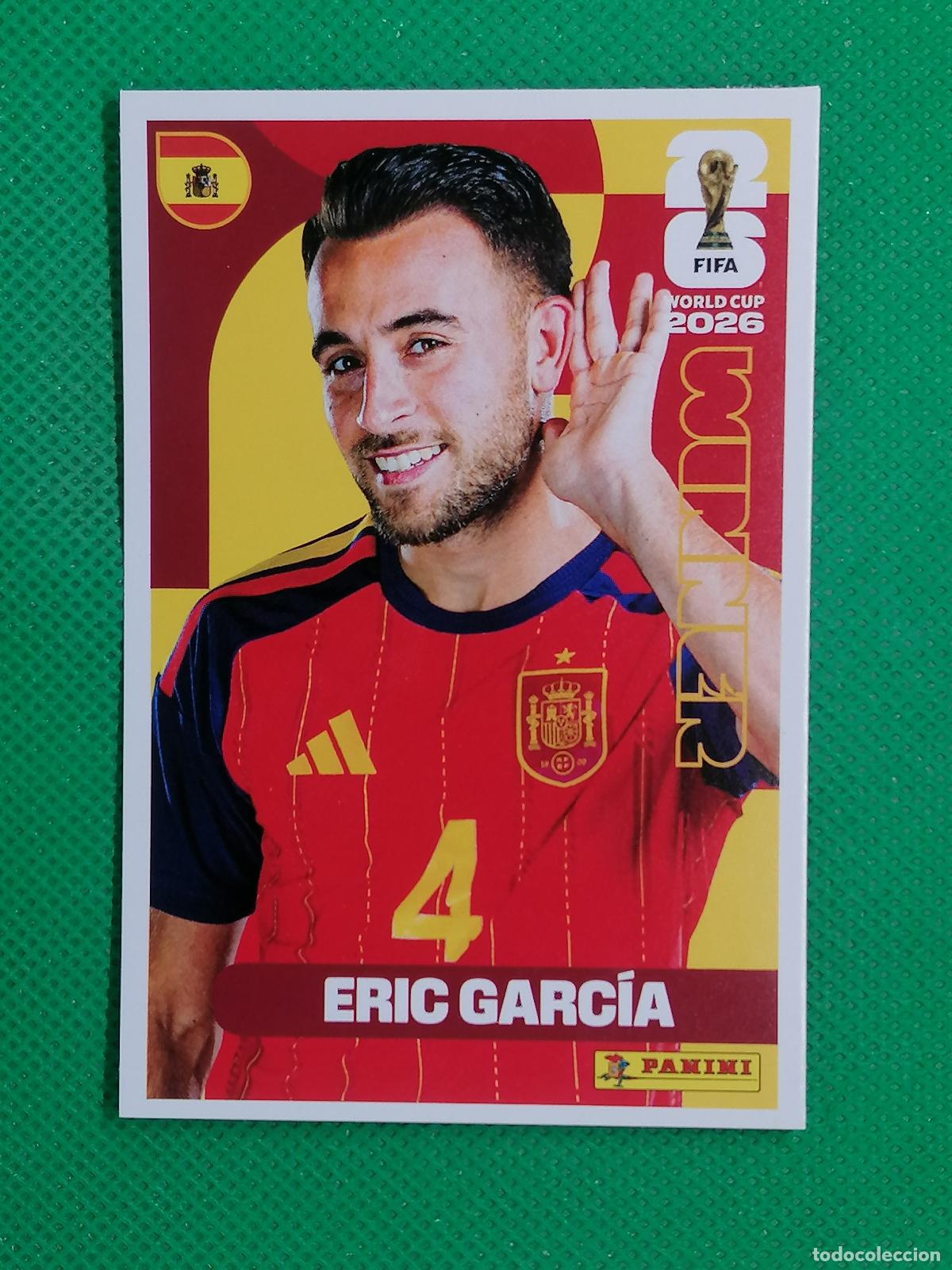 Football Stickers: 5 ERIC GARCIA ESPA&Ntilde;A WINNER POSTER ⚽ PANINI FIFA MUNDIAL WORLD CUP 26 2026 STICKER ⚽