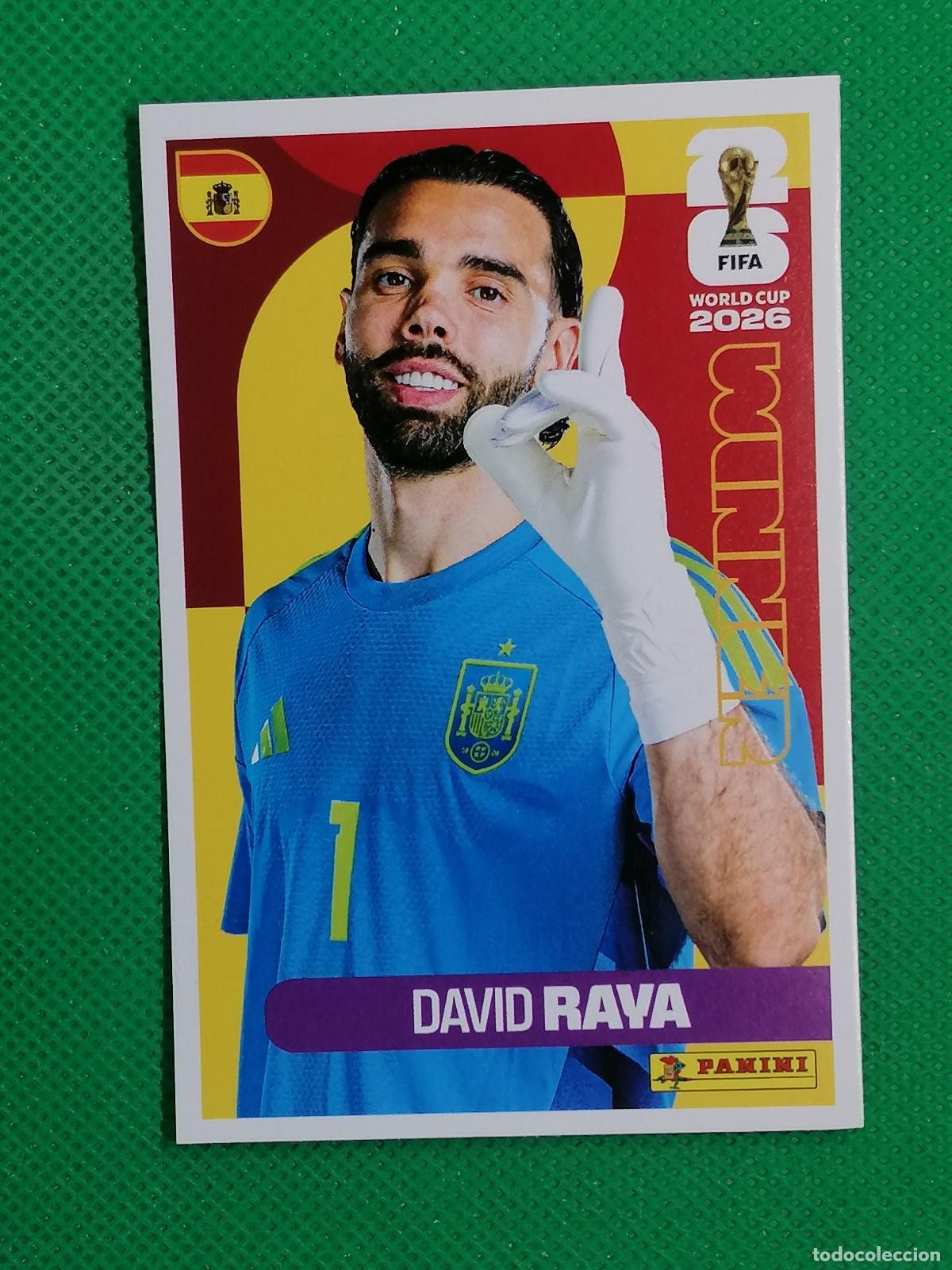 Football Stickers: 2 DAVID RAYA ESPA&Ntilde;A WINNER POSTER ⚽ PANINI FIFA MUNDIAL WORLD CUP 26 2026 STICKER ⚽