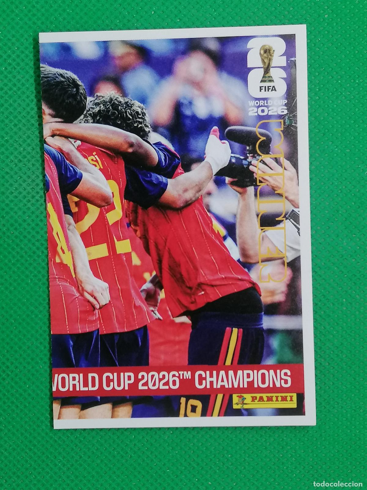 Cromos de f&uacute;tbol: 1D MOSAICO YAMAL ESPA&Ntilde;A WINNER POSTER ⚽ PANINI FIFA MUNDIAL WORLD CUP 26 2026 STICKER ⚽