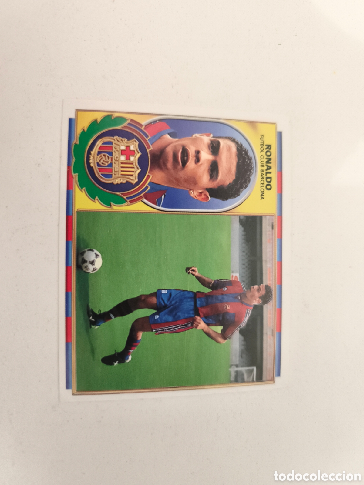 Cromos de f&uacute;tbol: Cromos de Ronaldo Ediciones Este 96 97