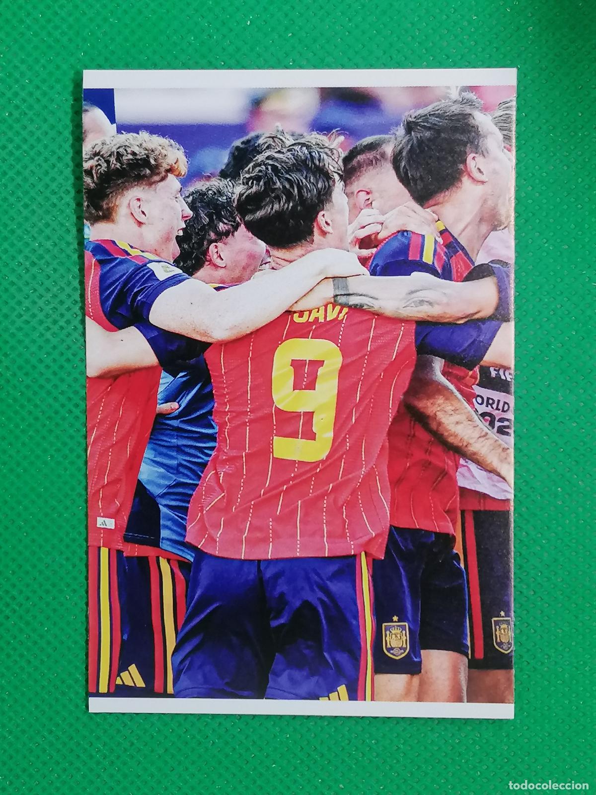 Cromos de f&uacute;tbol: 1B MOSAICO GAVI OYARZABAL ESPA&Ntilde;A WINNER POSTER ⚽ PANINI FIFA MUNDIAL WORLD CUP 26 2026 STICKER ⚽