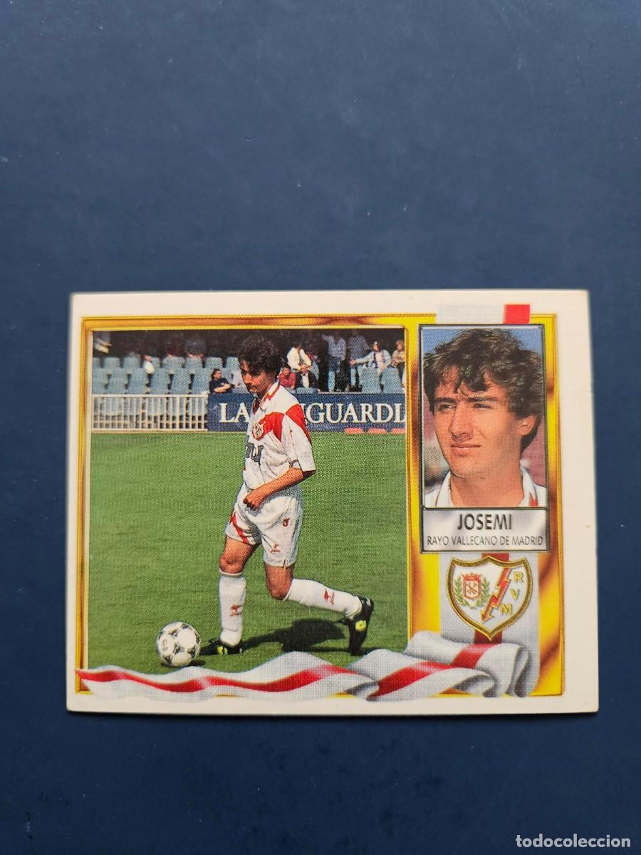 Cromos de f&uacute;tbol: JOSEMI RAYO VALLECANO LIGA ESTE 95 96 1995 1996 SIN PEGAR NUNCA PEGADO