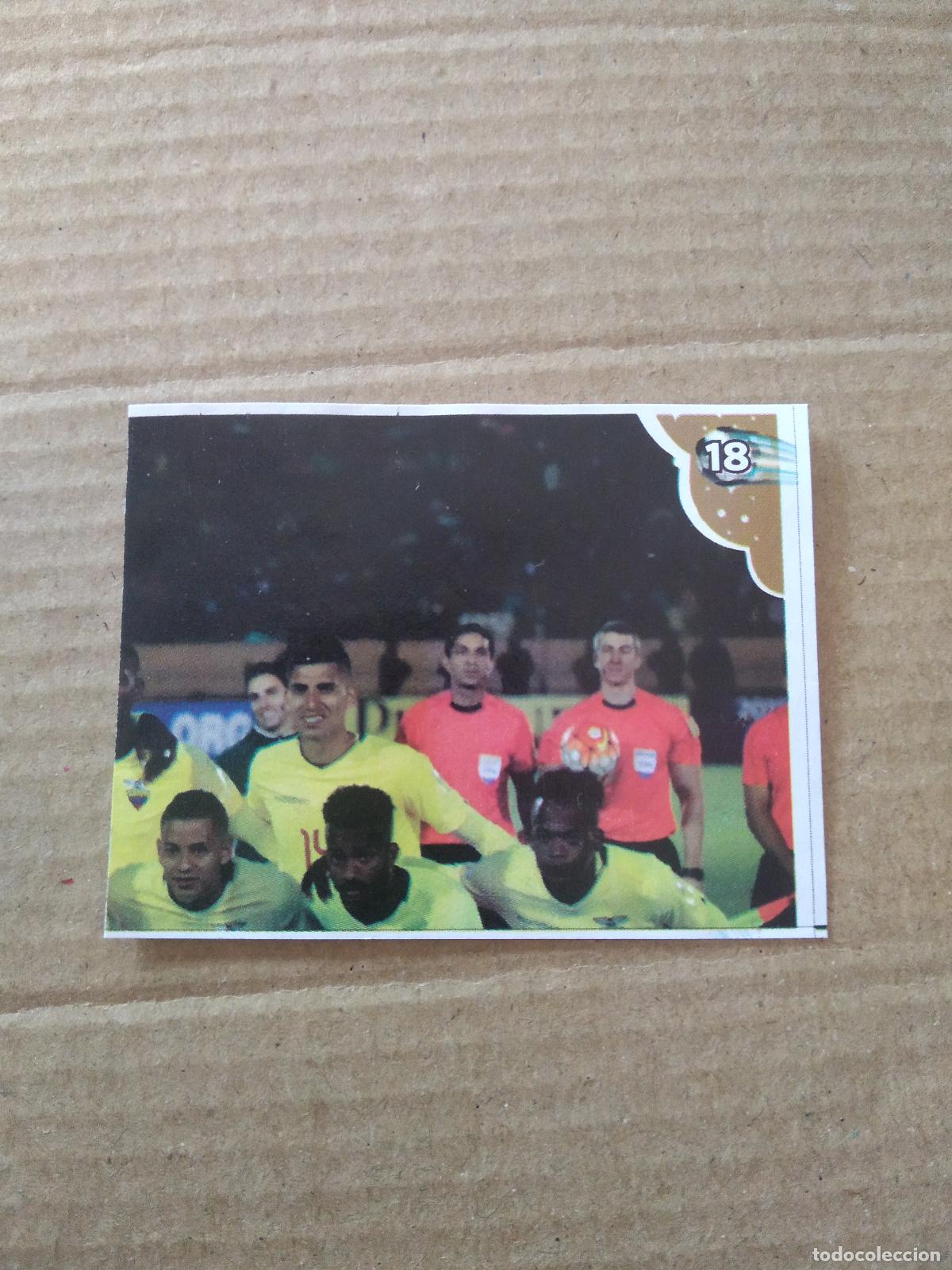 Cromos de f&uacute;tbol: 18 EQUIPO PLANTILLA ECUADOR CROMO FUTBOL MUNDIAL 2022 EDITADO EN BRASIL WORLD CUP COPA DEL MUNDO