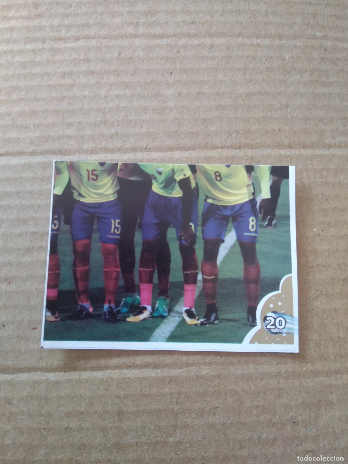 Cromos de f&uacute;tbol: 20 EQUIPO PLANTILLA ECUADOR CROMO FUTBOL MUNDIAL 2022 EDITADO EN BRASIL WORLD CUP COPA DEL MUNDO