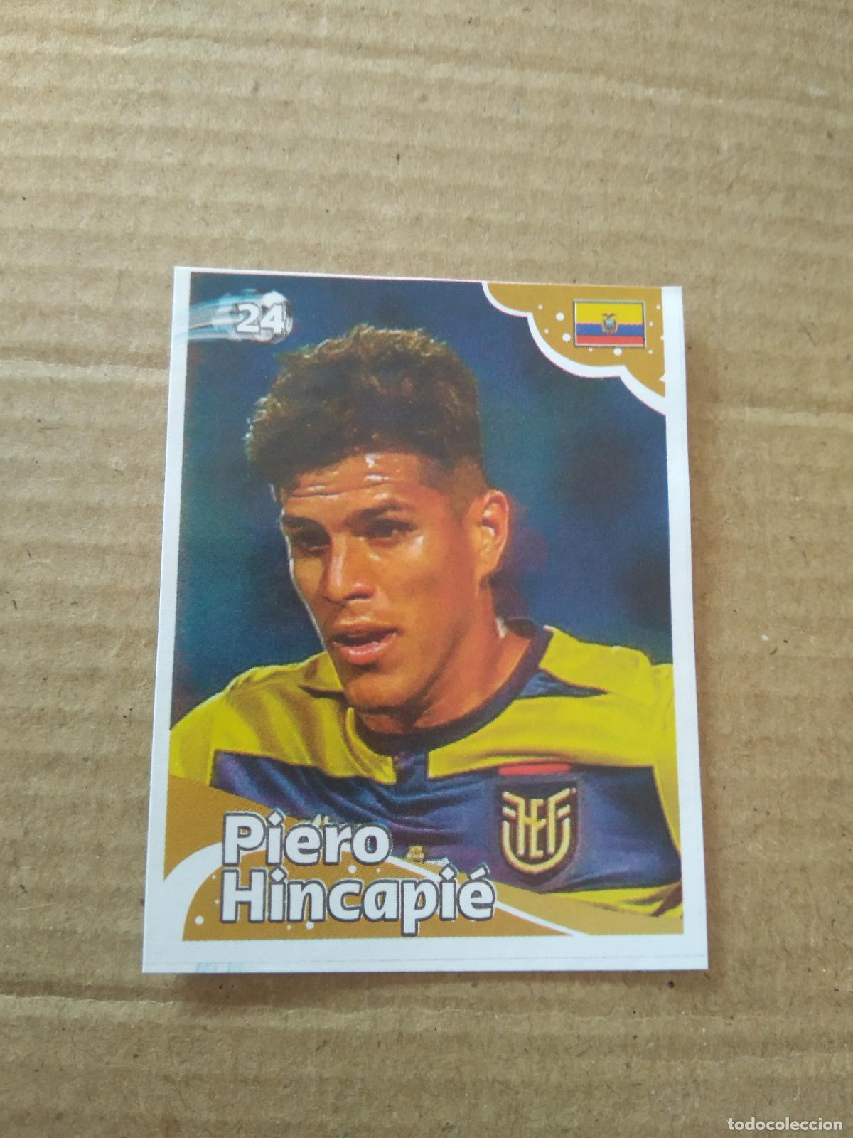 Football Stickers: 24 PIERO HINCAPIE ECUADOR CROMO FUTBOL MUNDIAL 2022 EDITADO EN BRASIL WORLD CUP COPA DEL MUNDO