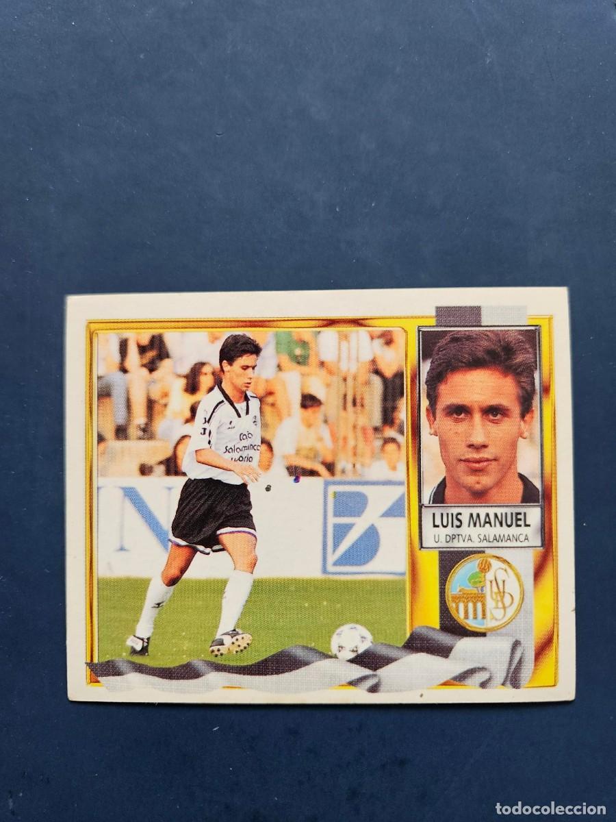 Cromos de f&uacute;tbol: LUIS MANUEL SALAMANCA LIGA ESTE 95 96 1995 1996 SIN PEGAR NUNCA PEGADO