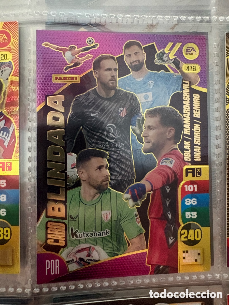 Cartes &agrave; collectionner de Football: Card Blindada Adrenalyn XL 2024-25