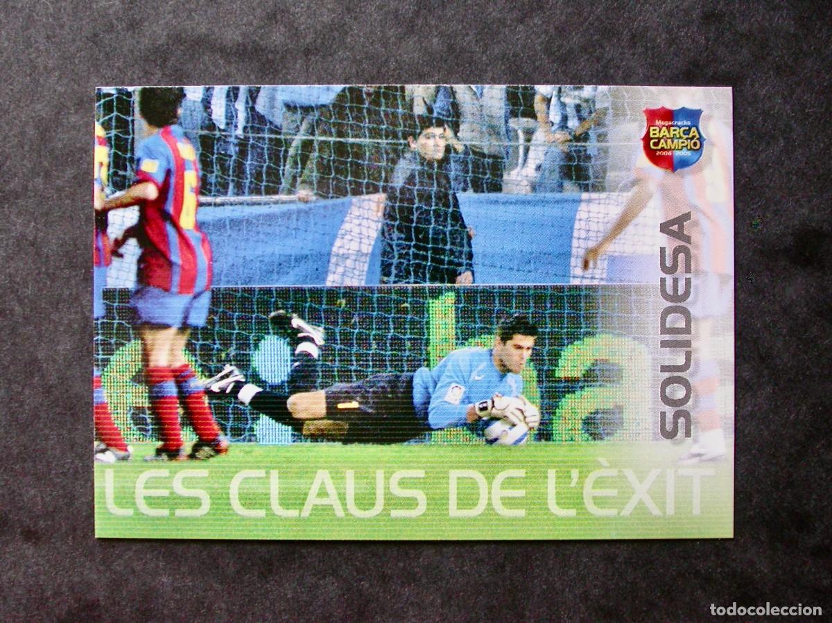 Cartes &agrave; collectionner de Football: 106 SOLIDESA / FC BARCELONA / MEGACRACKS BAR&Ccedil;A CAMPI&Oacute; 2004-2005 04-05 / PANINI