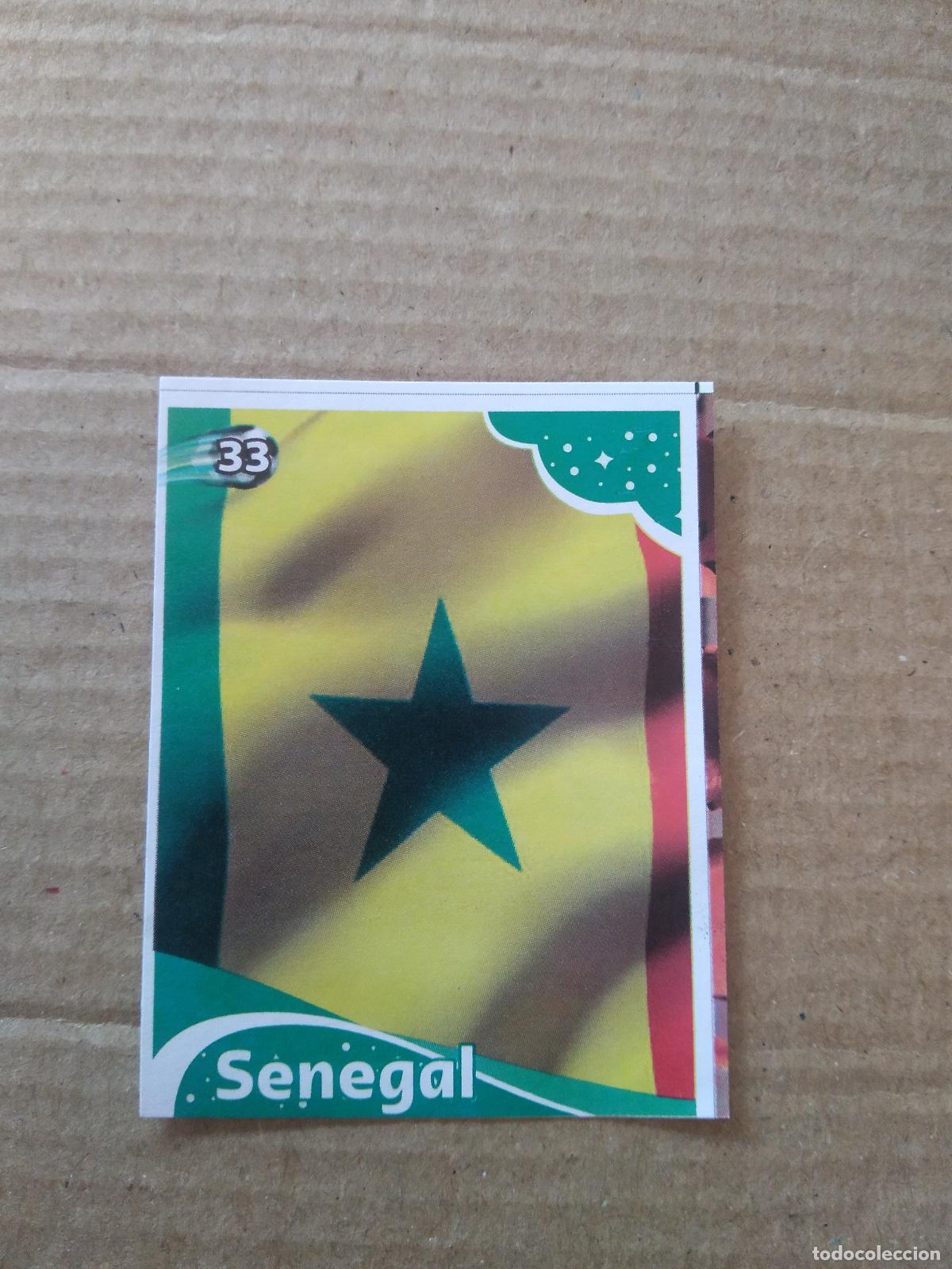 Football Stickers: 33 ESCUDO SENEGAL CROMO FUTBOL MUNDIAL 2022 EDITADO EN BRASIL WORLD CUP COPA DEL MUNDO