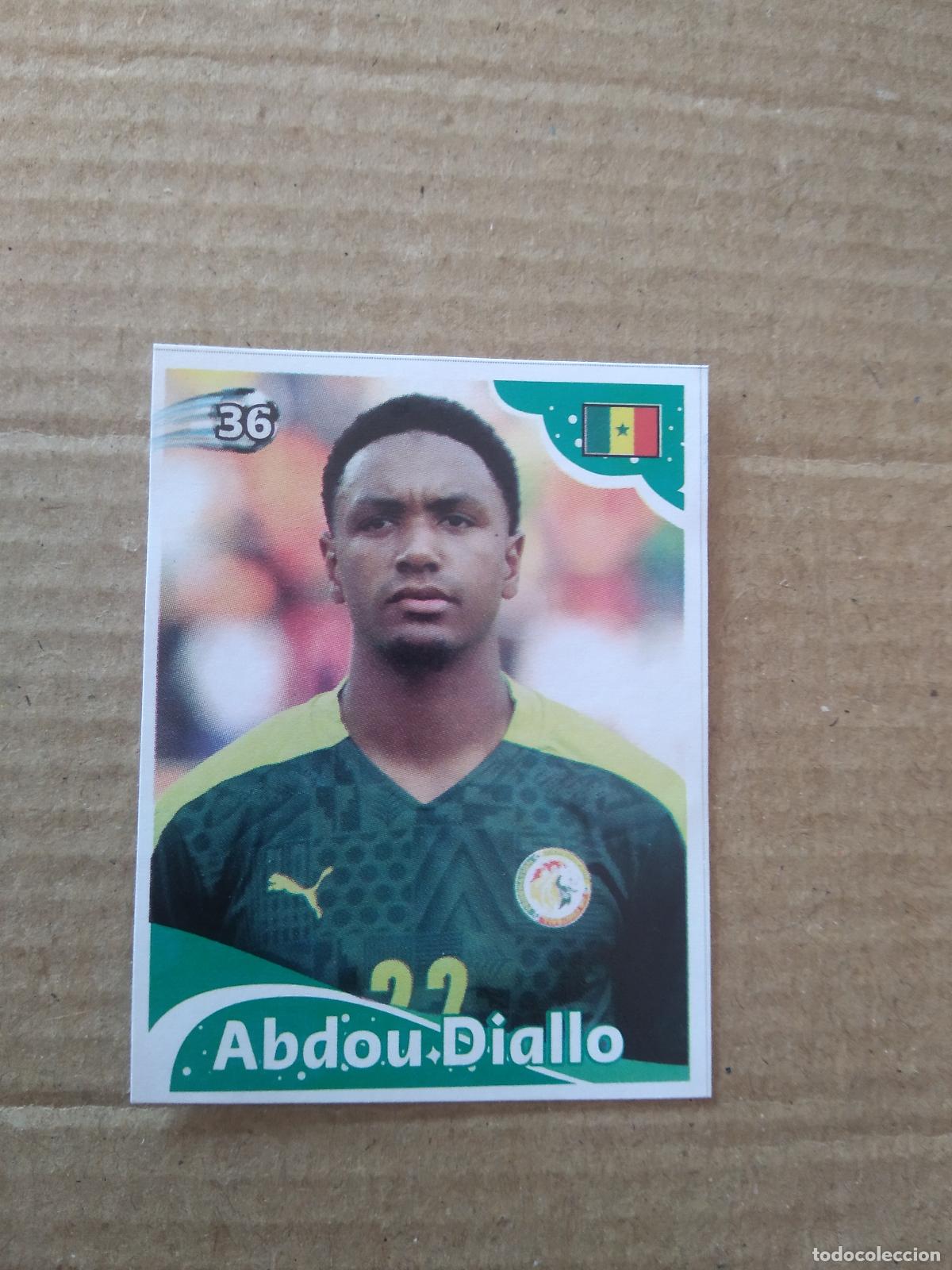 Football Stickers: 36 ABDOU DIALLO SENEGAL CROMO FUTBOL MUNDIAL 2022 EDITADO EN BRASIL WORLD CUP COPA DEL MUNDO