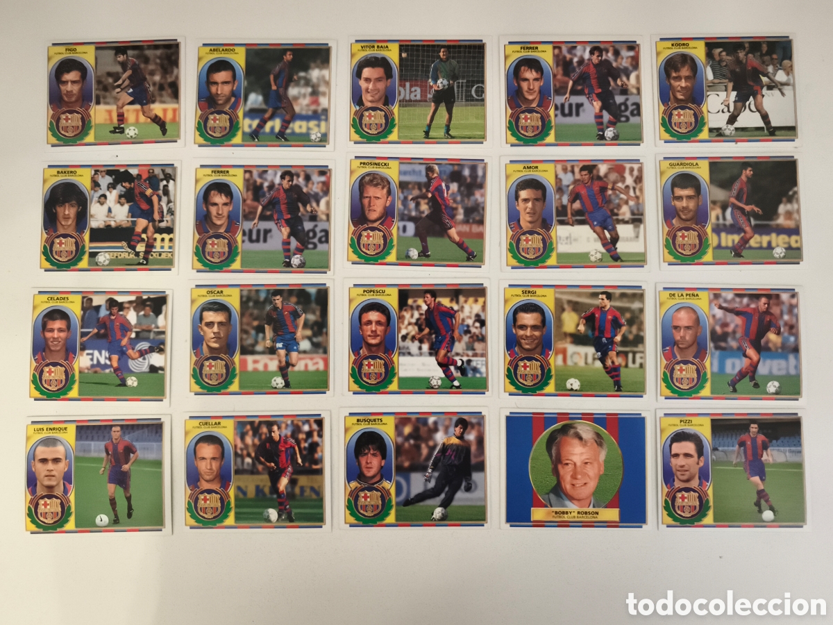Cromos de f&uacute;tbol: Cromos FC Barcelona 96 97 Ediciones Este