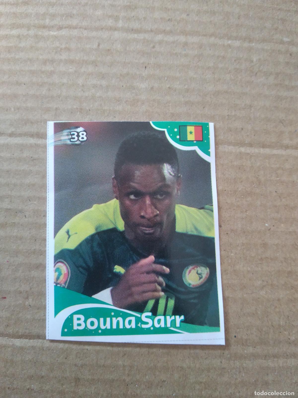 Football Stickers: 38 BOUNA SARR SENEGAL CROMO FUTBOL MUNDIAL 2022 EDITADO EN BRASIL WORLD CUP COPA DEL MUNDO