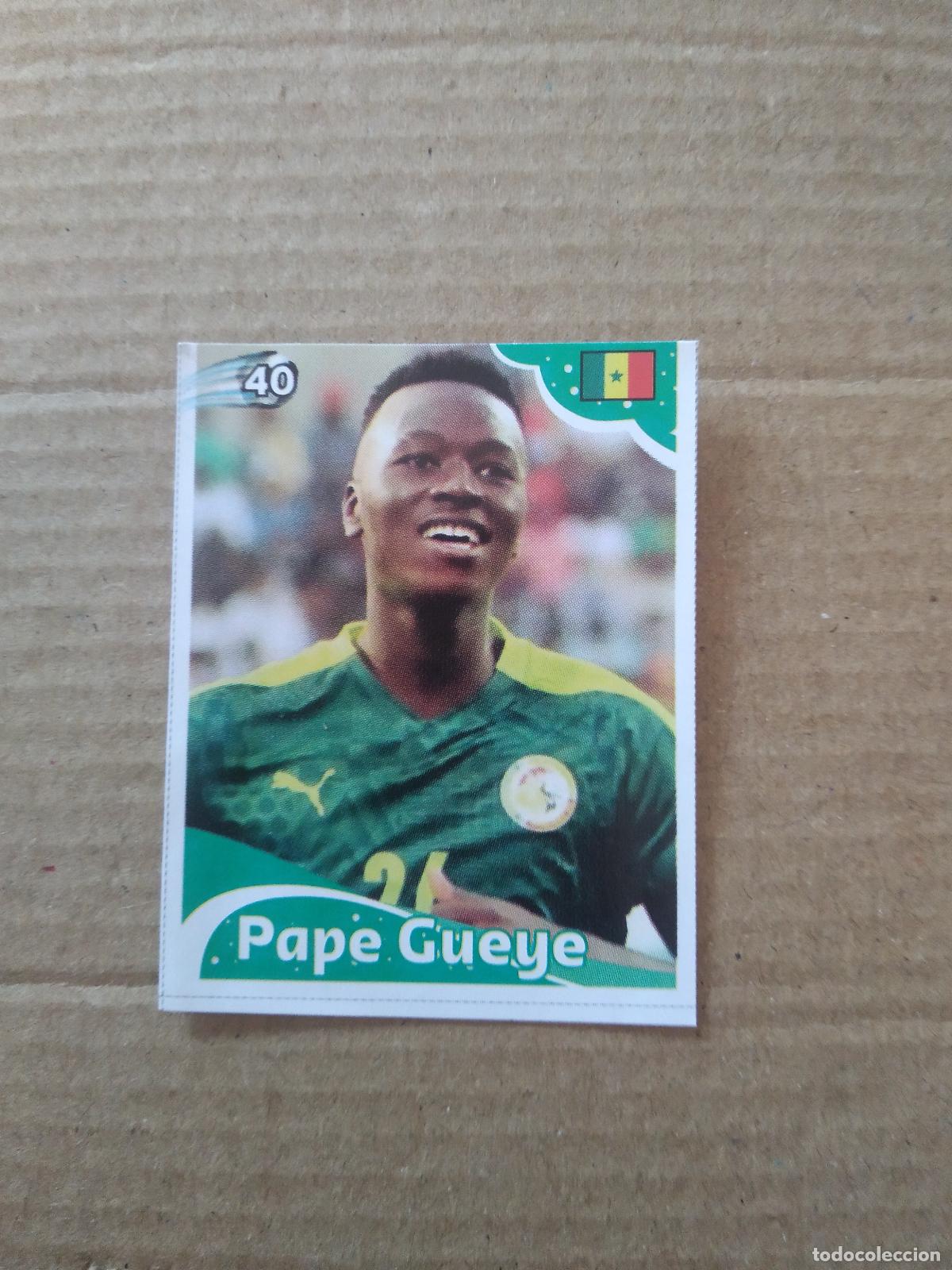 Football Stickers: 40 PAPE GUEYE SENEGAL CROMO FUTBOL MUNDIAL 2022 EDITADO EN BRASIL WORLD CUP COPA DEL MUNDO