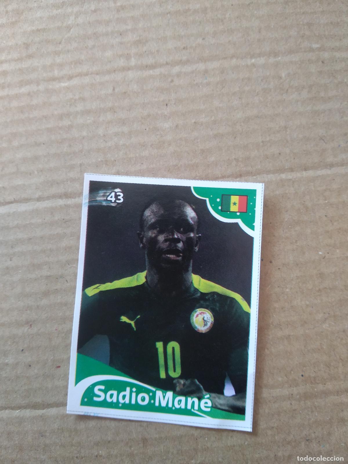 Fu&szlig;ball-Sticker: 43 SADIO MANE SENEGAL CROMO FUTBOL MUNDIAL 2022 EDITADO EN BRASIL WORLD CUP COPA DEL MUNDO