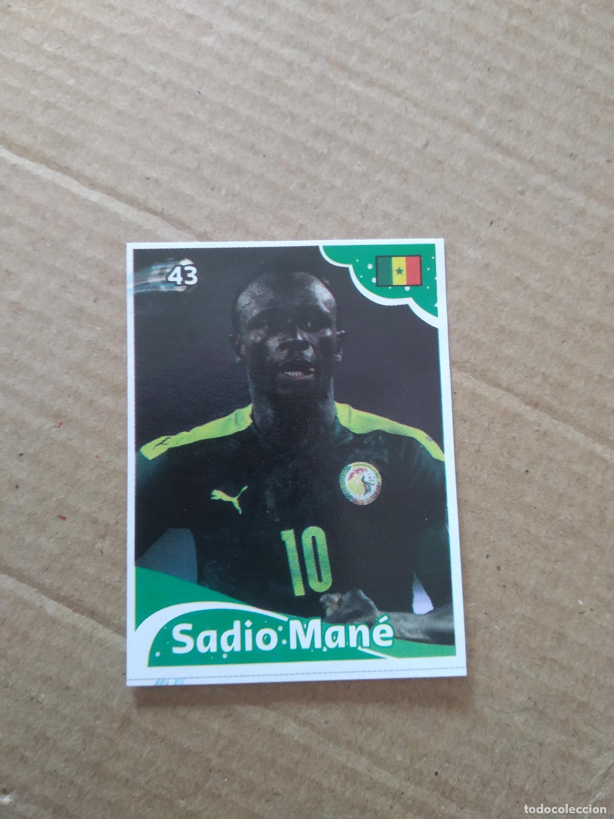Fu&szlig;ball-Sticker: 43 SADIO MANE SENEGAL CROMO FUTBOL MUNDIAL 2022 EDITADO EN BRASIL WORLD CUP COPA DEL MUNDO