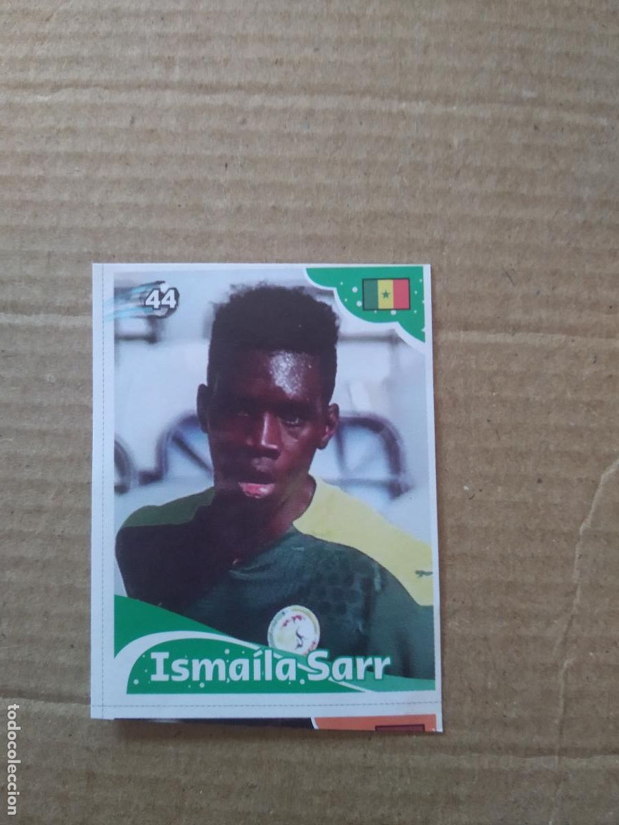 Fu&szlig;ball-Sticker: 44 ISMAILA SARR SENEGAL CROMO FUTBOL MUNDIAL 2022 EDITADO EN BRASIL WORLD CUP COPA DEL MUNDO