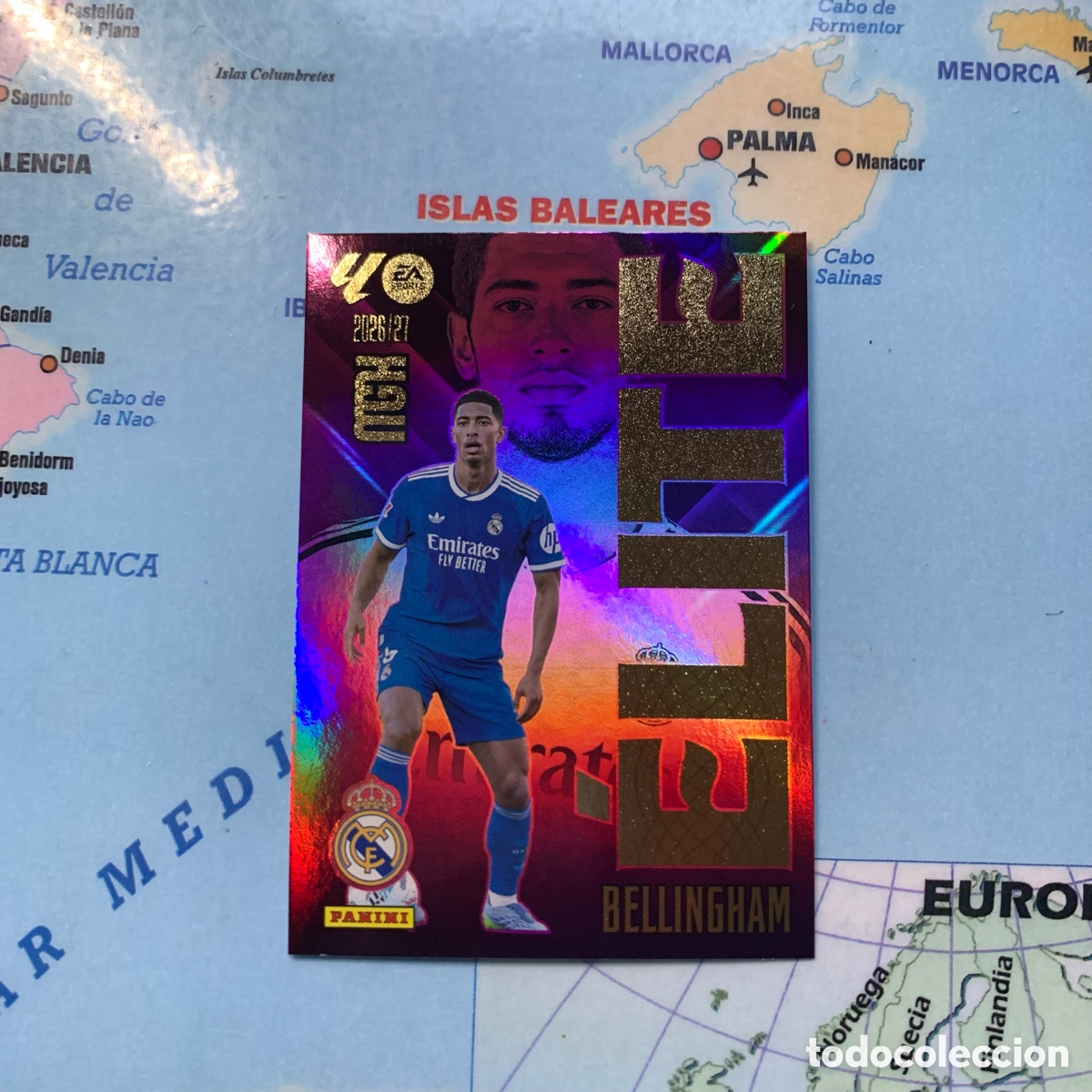 Cromos de Futebol: Bellingham elite n&uacute;mero 2 Del Real Madrid megacracks 26-27 2026-2027