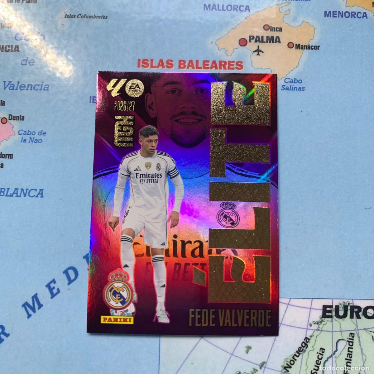 Cartes &agrave; collectionner de Football: Fede Valverde elite n&uacute;mero 5 Del Real Madrid megacracks 26-27 2026-2027