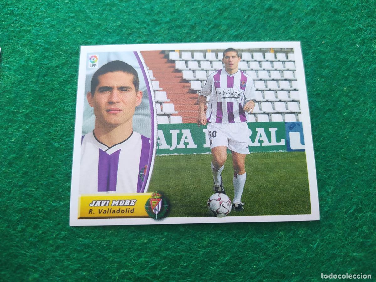 Cromos de f&uacute;tbol: LIGA ESTE 2003 2004 03 04 NUEVO SIN PEGAR - REAL VALLADOLID JAVI MORE