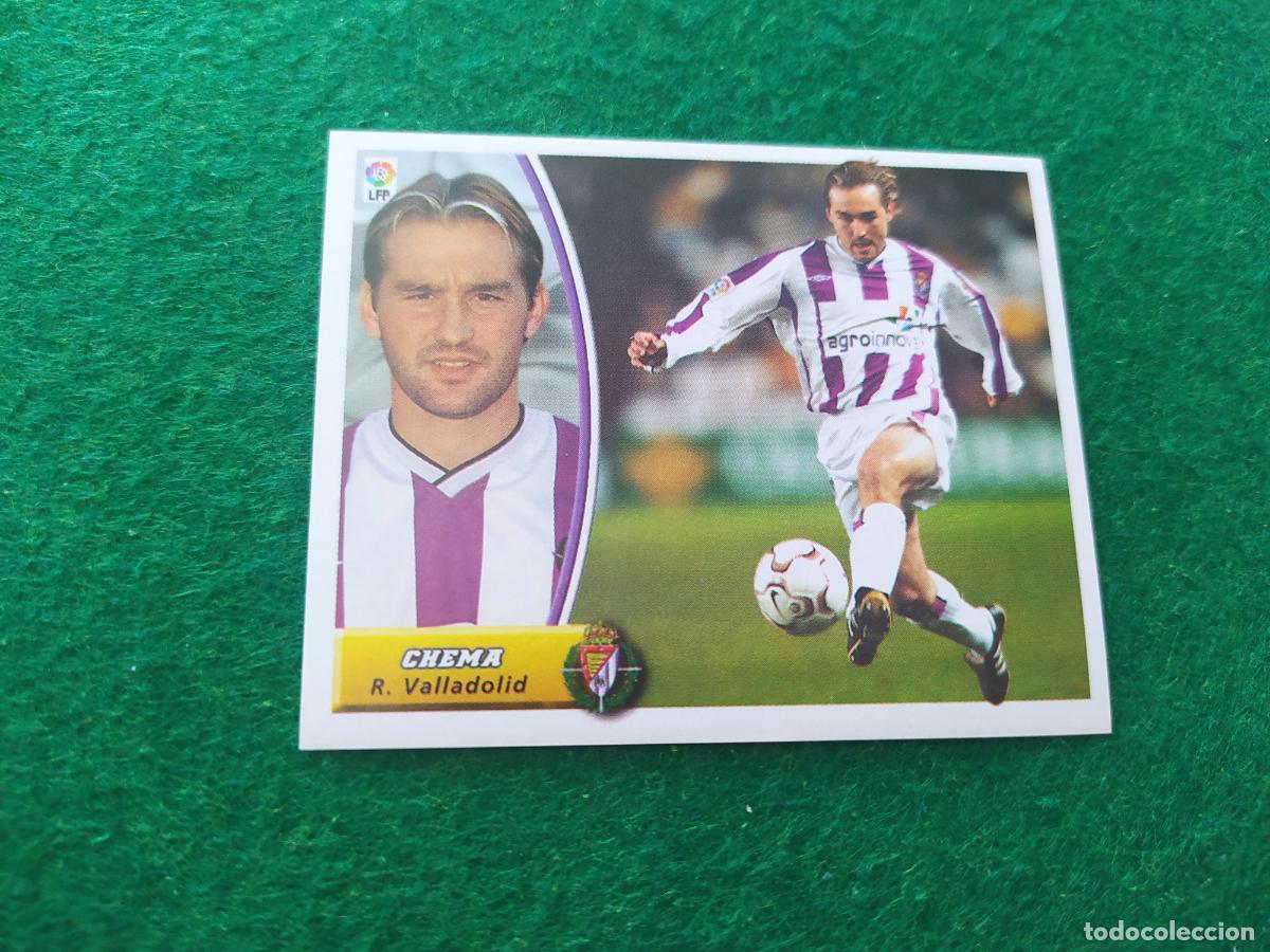 Cromos de f&uacute;tbol: LIGA ESTE 2003 2004 03 04 NUEVO SIN PEGAR - REAL VALLADOLID CHEMA