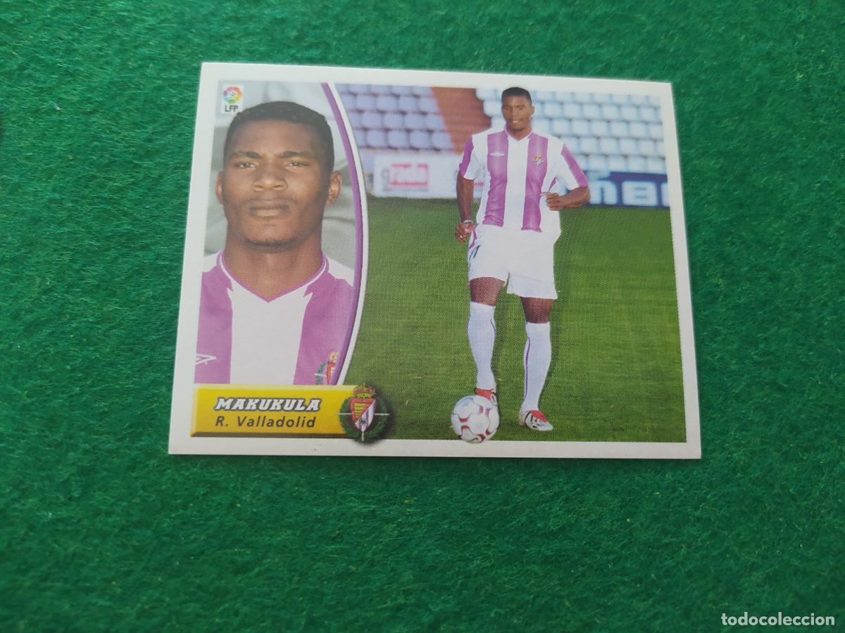 Cromos de f&uacute;tbol: LIGA ESTE 2003 2004 03 04 NUEVO SIN PEGAR - REAL VALLADOLID MAKUKULA