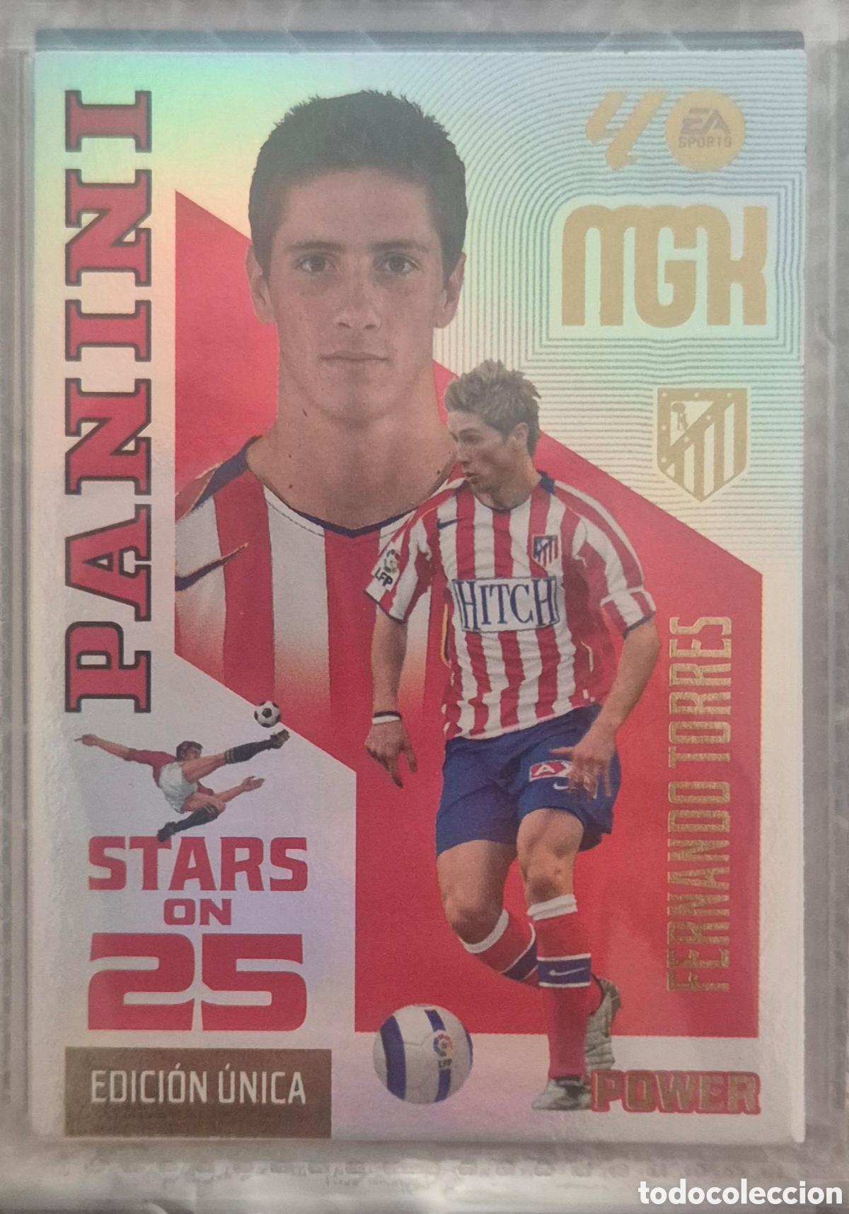 Cromos de Futebol: Fernando torres atletico de madrid edicion unica stars on 25 megacracks 26 27