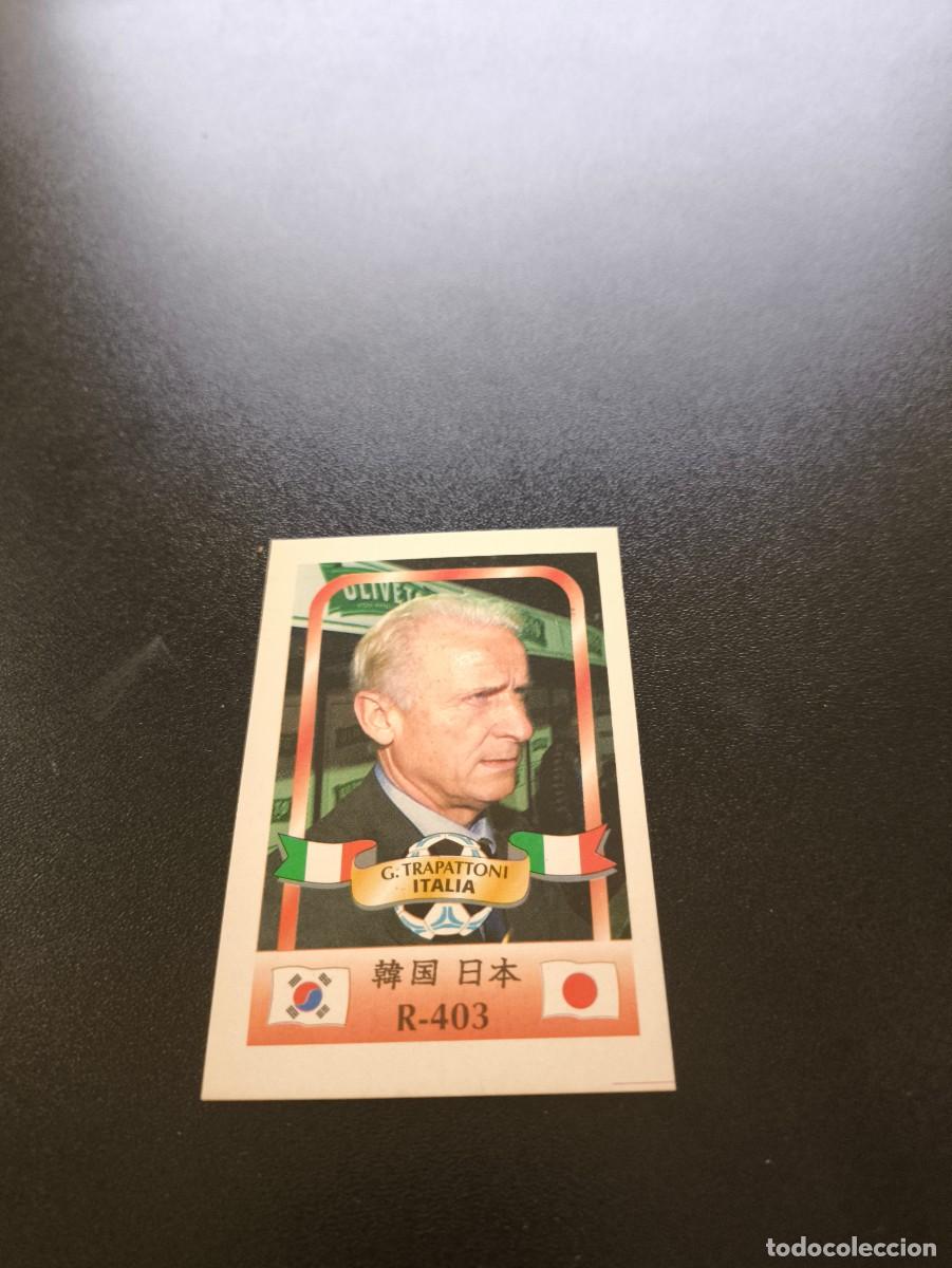 Cromos de f&uacute;tbol: 403 Trapattoni ITALIA ITALY MUNDIAL WORLD CUP REYAUCA KOREA JAPAN JAPON 2002 NO PANINI LIGA