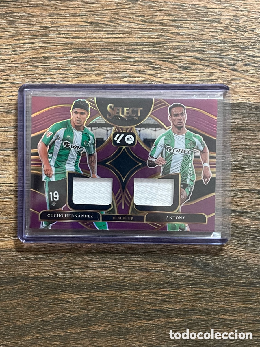 Cromos de f&uacute;tbol: Select 25/26 doble parche Antony-Cucho Betis /49