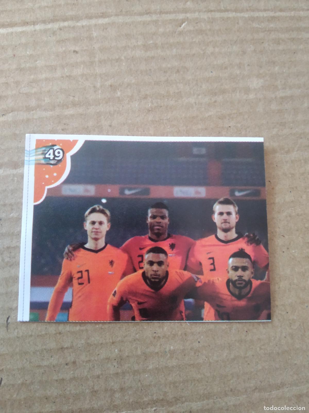 Cromos de Futebol: 49 EQUIPO PAISES BAJOS HOLANDA CROMO FUTBOL MUNDIAL 2022 EDITADO EN BRASIL WORLD CUP COPA DEL MUNDO