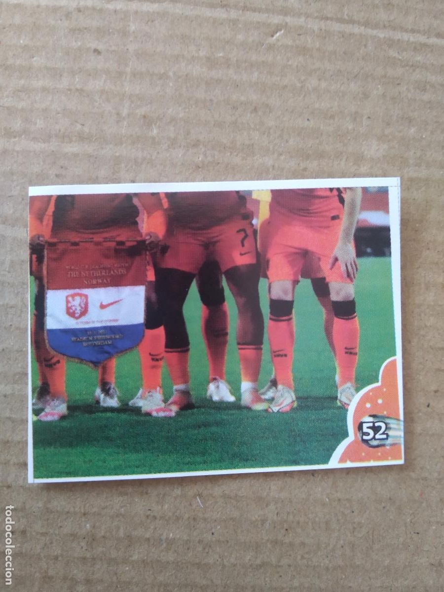 Cromos de f&uacute;tbol: 52 EQUIPO PAISES BAJOS HOLANDA CROMO FUTBOL MUNDIAL 2022 EDITADO EN BRASIL WORLD CUP COPA DEL MUNDO