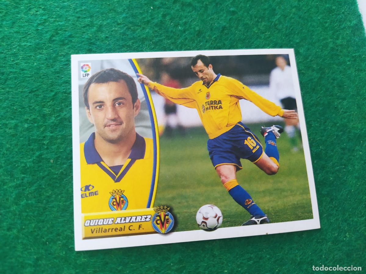 Cromos de f&uacute;tbol: LIGA ESTE 2003 2004 03 04 NUEVO SIN PEGAR - VILLARREAL QUIQUE ALVAREZ