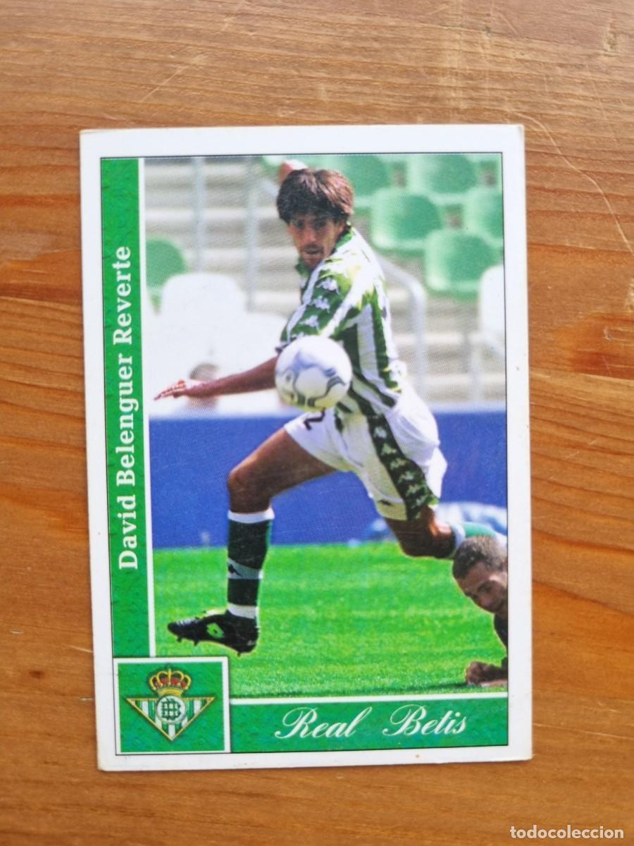 Figurine di Calcio: 385 BELENGUER (Real Betis). Las Fichas de la Liga 2001 2002 01 02 (Mundicromo)