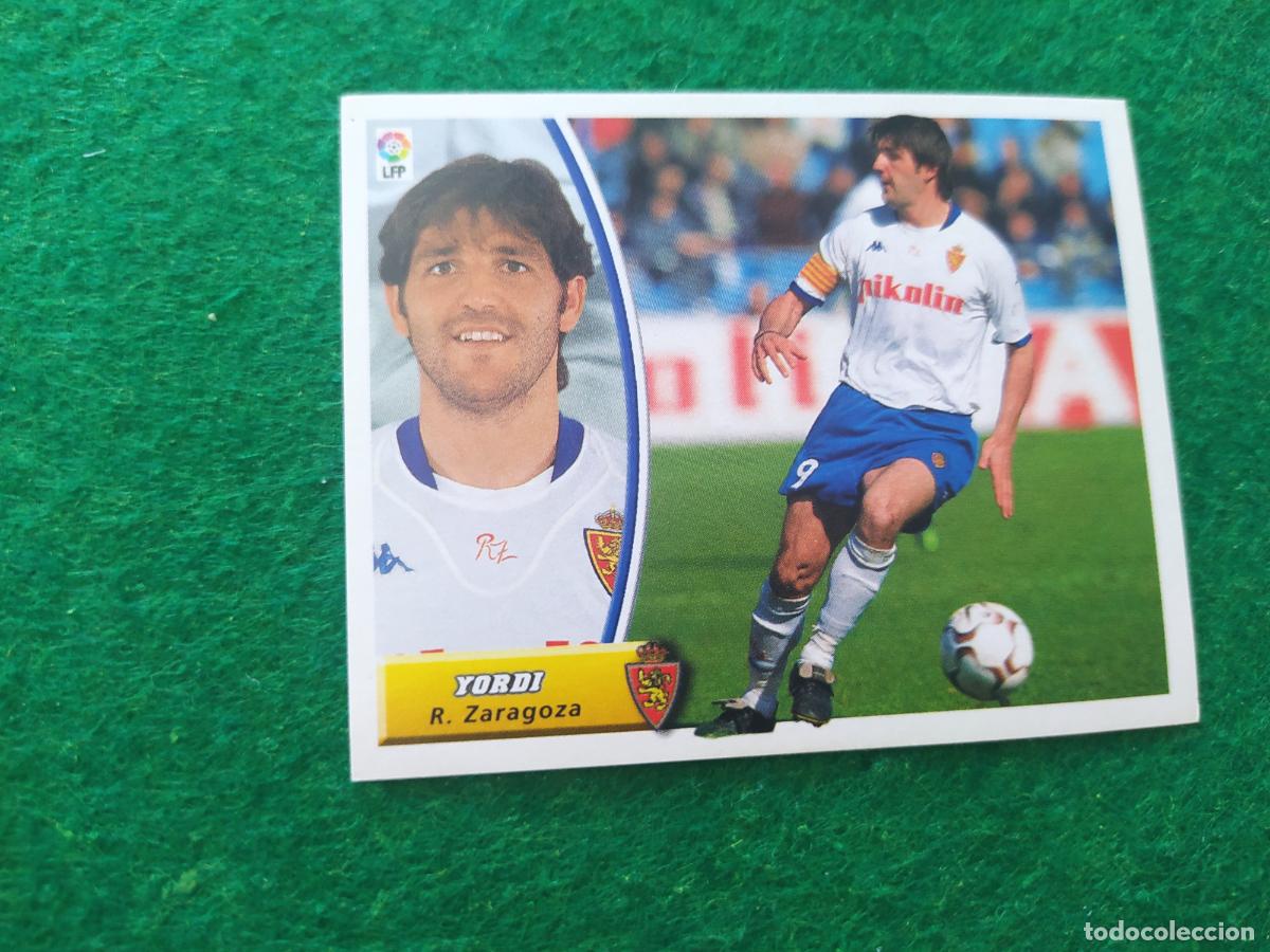 Cromos de f&uacute;tbol: LIGA ESTE 2003 2004 03 04 NUEVO SIN PEGAR - REAL ZARAGOZA YORDI