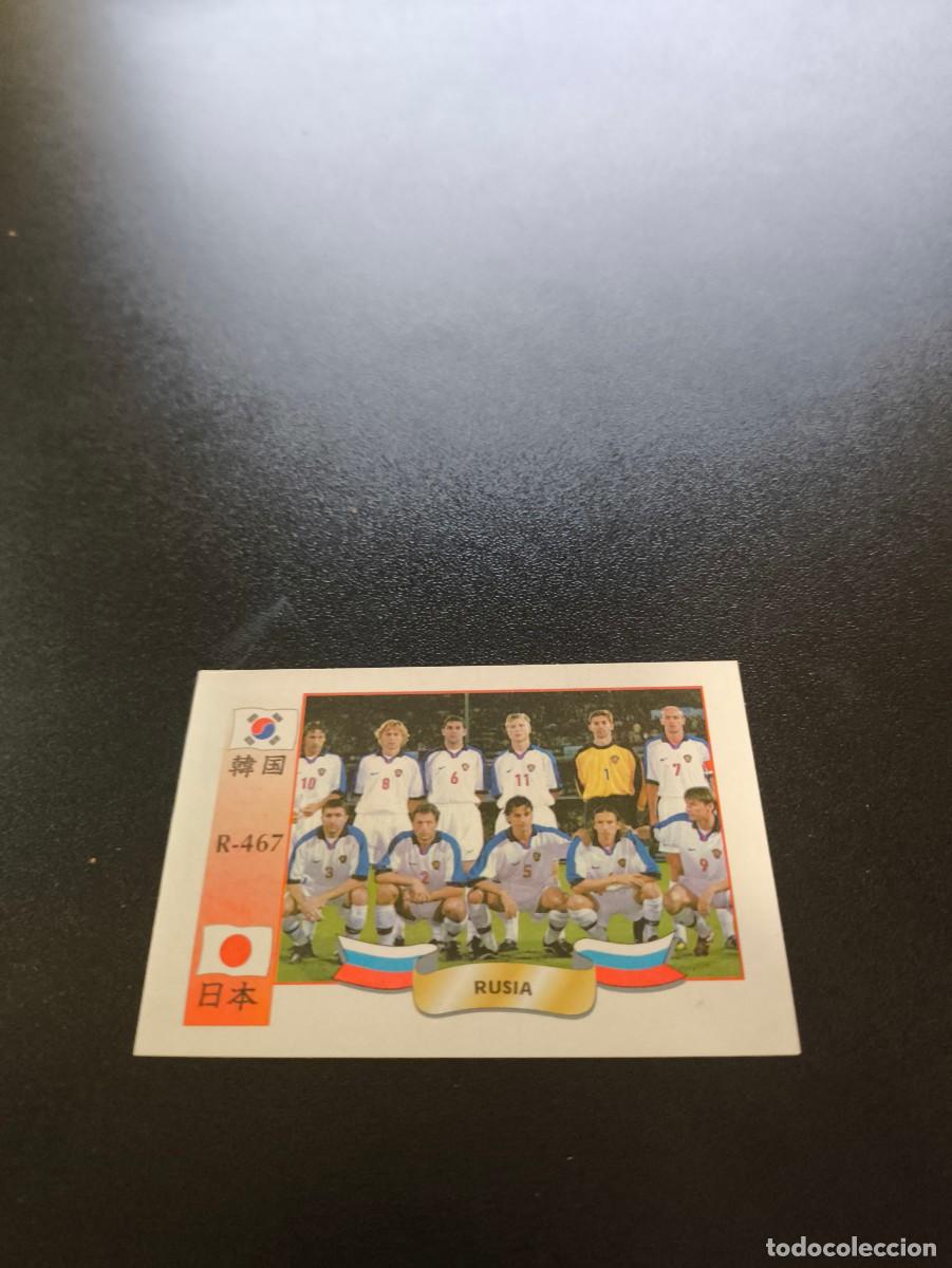 Cromos de f&uacute;tbol: 467 SELECCION TEAM RUSIA RUSSIA MUNDIAL WORLD CUP REYAUCA KOREA JAPAN JAPON 2002 NO PANINI LIGA
