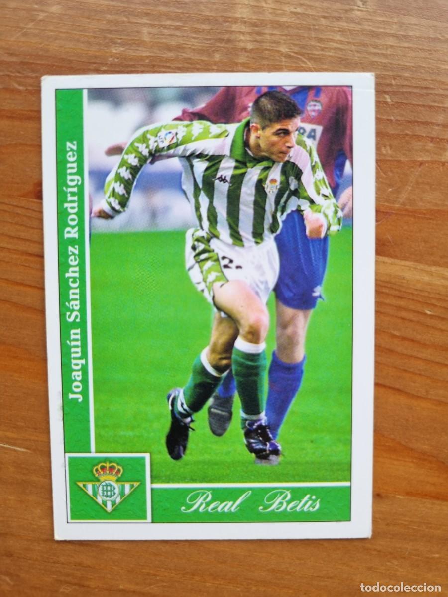 Football Stickers: 388 JOAQU&Iacute;N (Real Betis) ROOKIE. Las Fichas de la Liga 2001 2002 01 02 (Mundicromo)