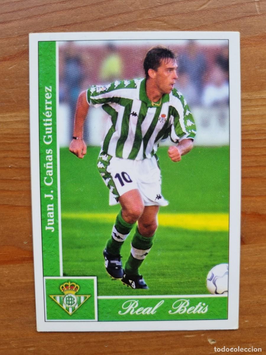 Football Stickers: 389 CA&Ntilde;AS (Real Betis). Las Fichas de la Liga 2001 2002 01 02 (Mundicromo)
